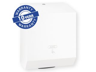 MERIDA STELLA AUTOMATIC WHITE LINE MAXI touch-free automatic roll paper towel dispenser, white